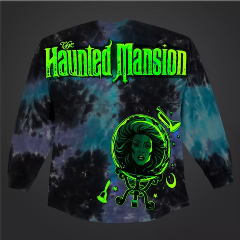 NWT Disney The Haunted Mansion Tie-Dye Spirit Jersey LARGE